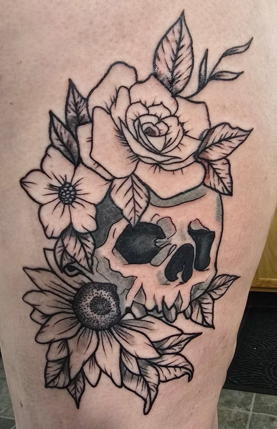 Skull & Florals