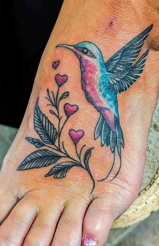 Hummingbird & Hearts