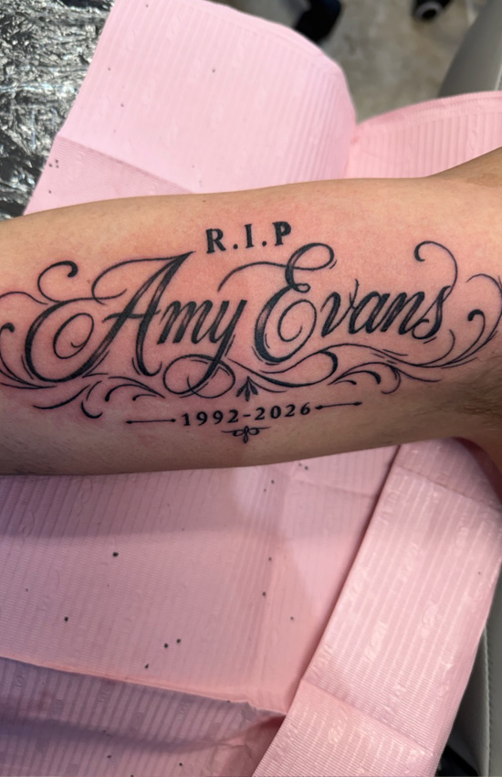 R.I.P. Memorial Lettering