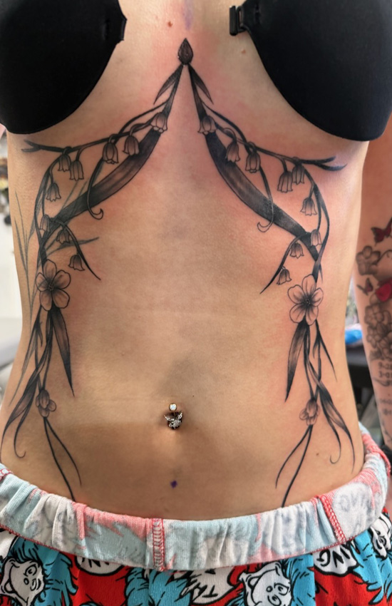 Floral Torso Piece